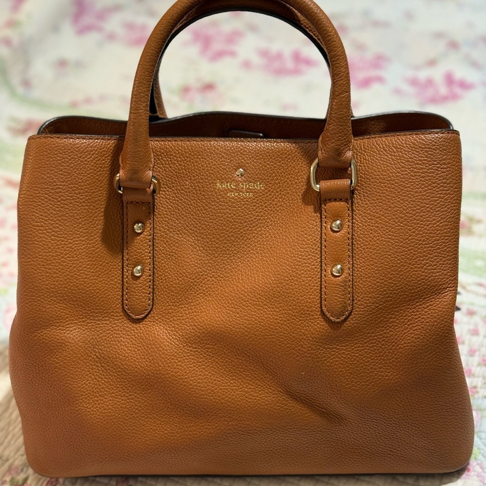 Kate Spade Tan Leather Satchel